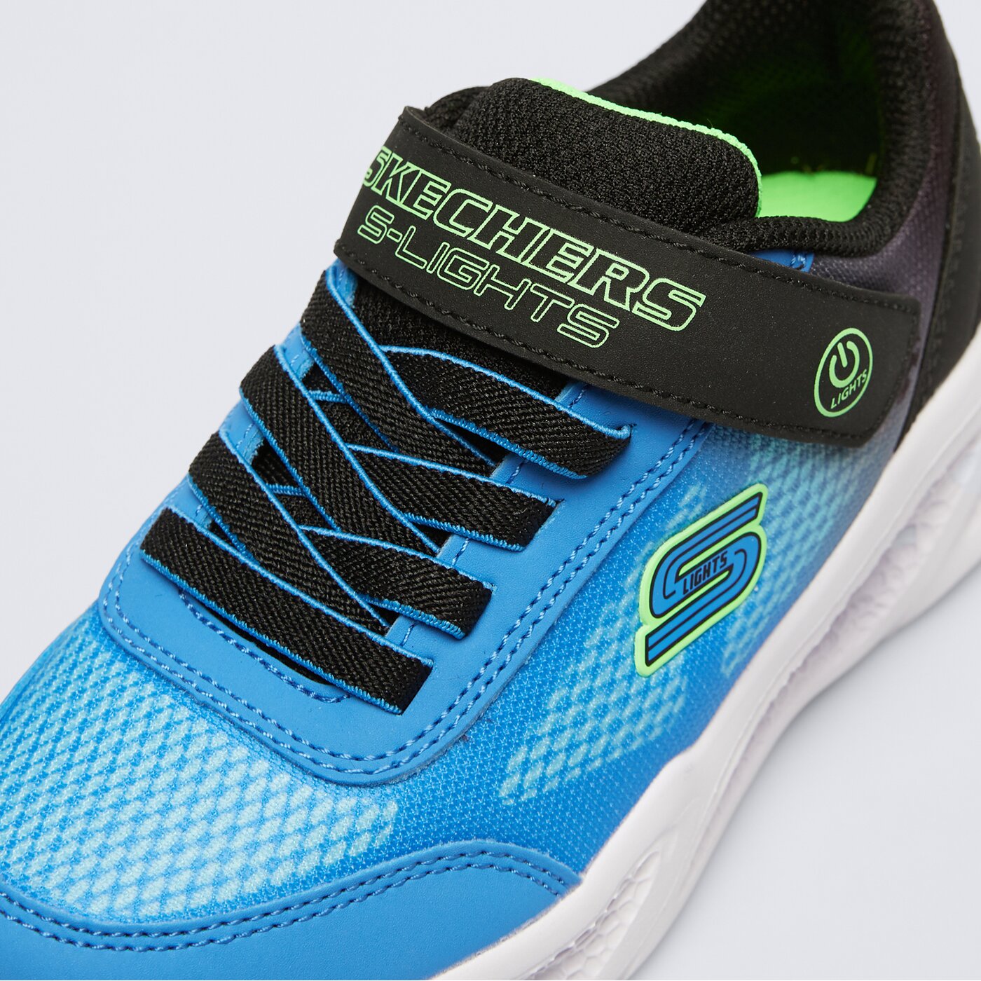 Buty dziecięce SKECHERS METEOR-LIGHTS 401495lbkbl kolor niebieski