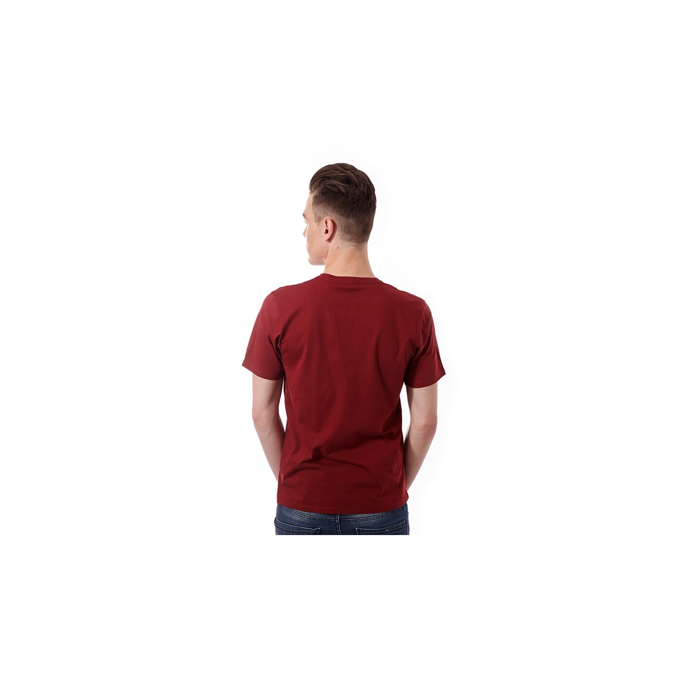 Koszulka męska O'NEILL T-SHIRT 101 S/SLV TEE 4036083055 kolor bordowy