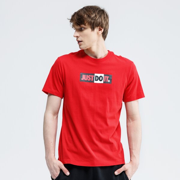 Koszulka męska NIKE T-SHIRT SPORTSWEAR JDI ck2305-657 kolor czerwony