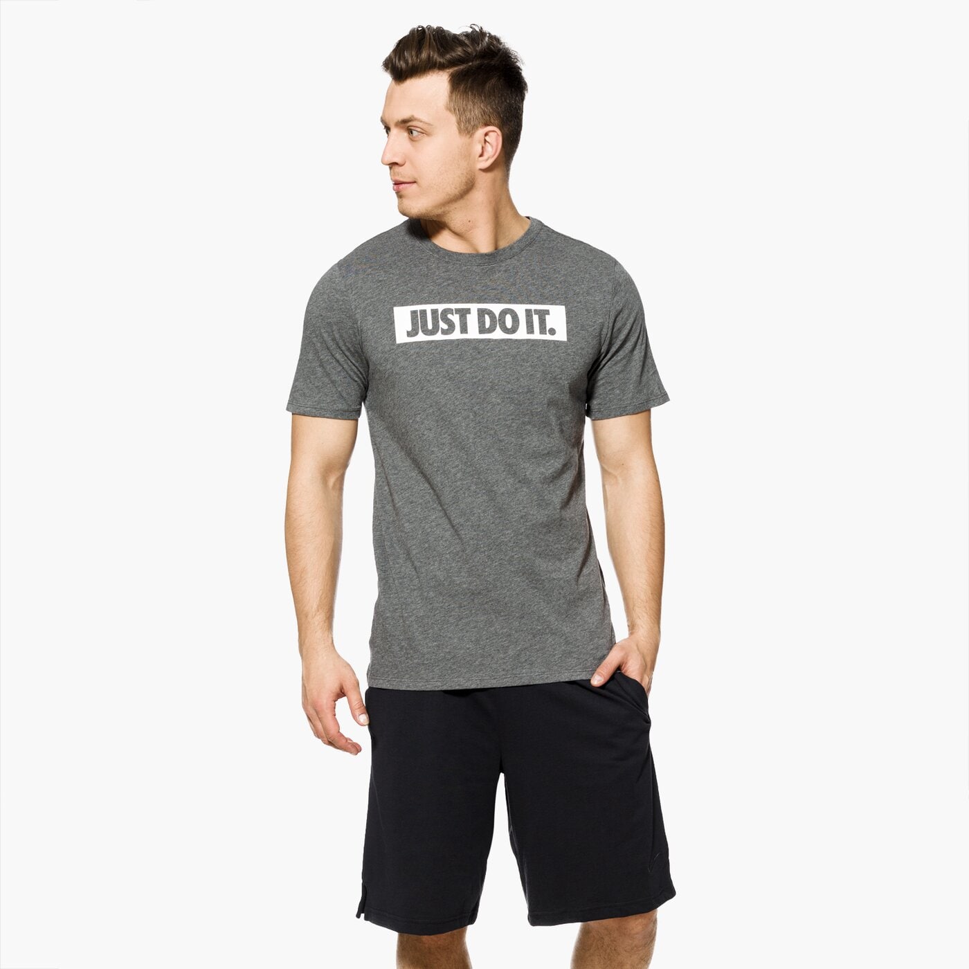 Koszulka męska NIKE T-SHIRT SS M NSW JDI 891875-071 kolor szary