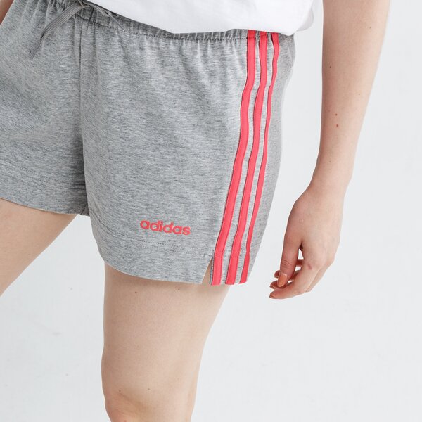 Spodenki damskie ADIDAS SZORTY W E 3S du0672 kolor szary