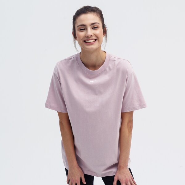 Koszulka damska NIKE T-SHIRT W NSW ESSNTL TOP SS BF dh4255-645 kolor różowy