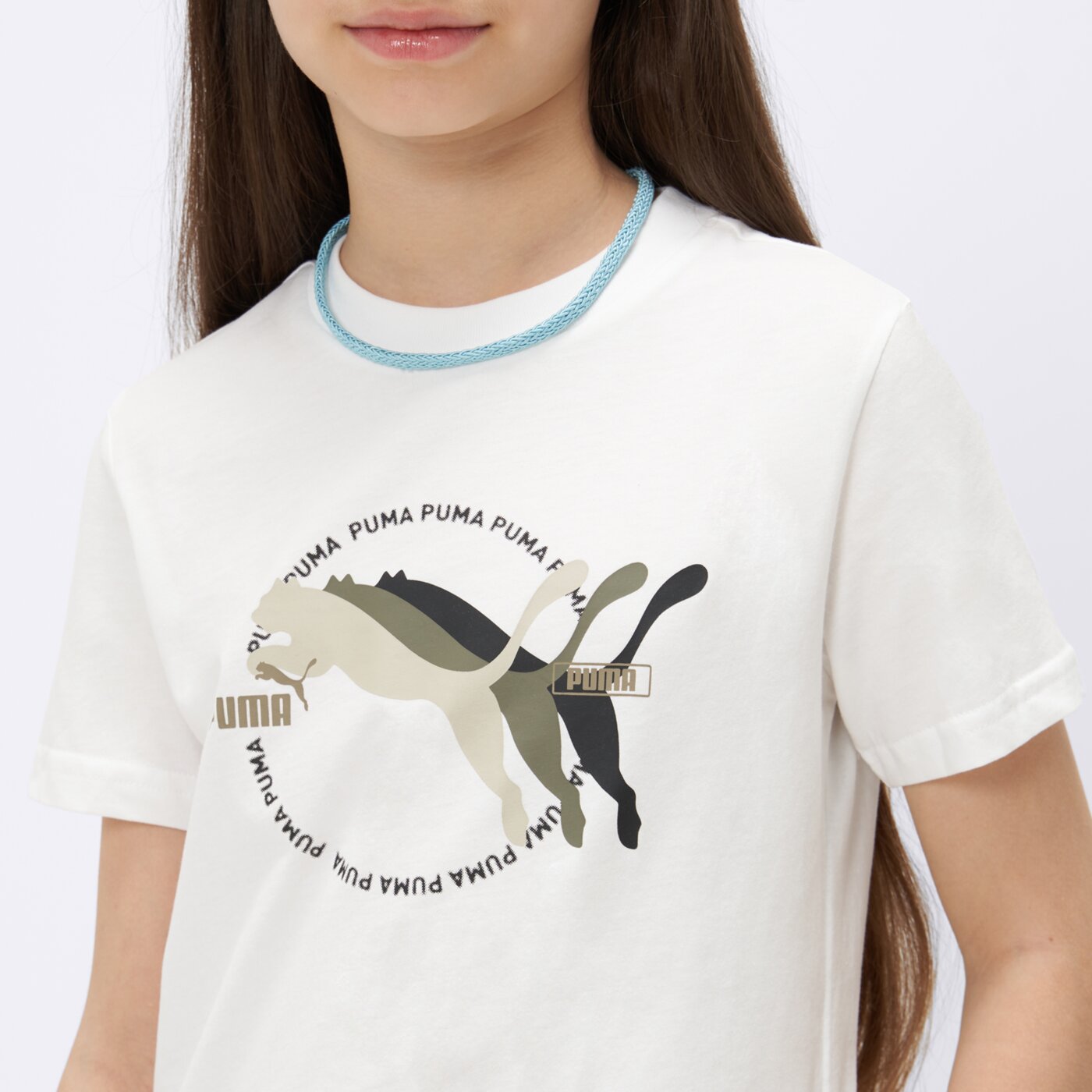 Koszulka dziecięca PUMA T-SHIRT GRAPHICS III B 686660 02 kolor biały