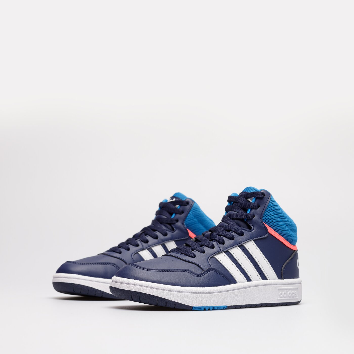 Buty dziecięce ADIDAS HOOPS MID 3.0 K gw0400 kolor granatowy