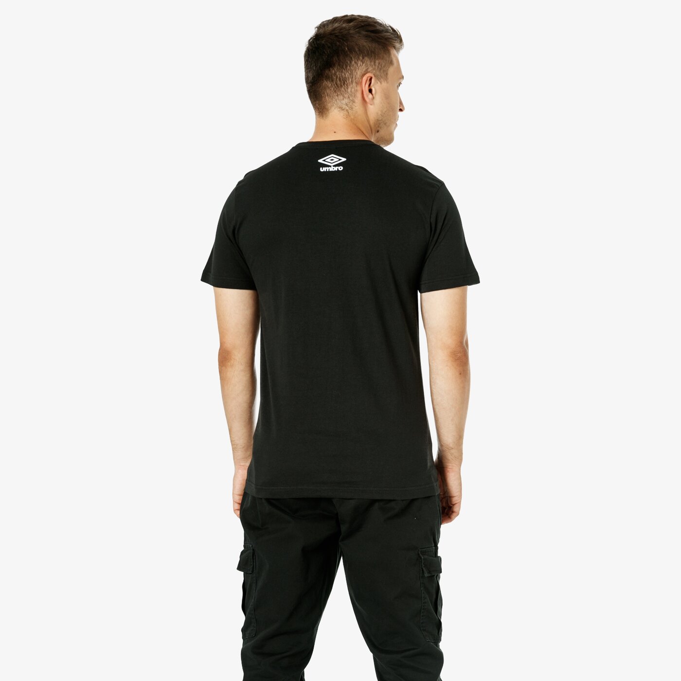 Koszulka męska UMBRO T-SHIRT SS METTLE ul38tsm39002 kolor czarny