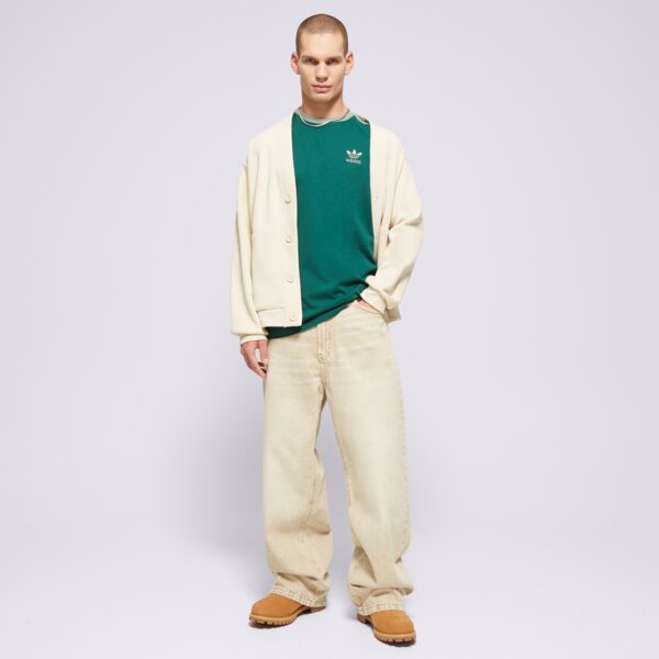 Koszulka męska ADIDAS T-SHIRT 3-STRIPES TEE jn7017 kolor zielony