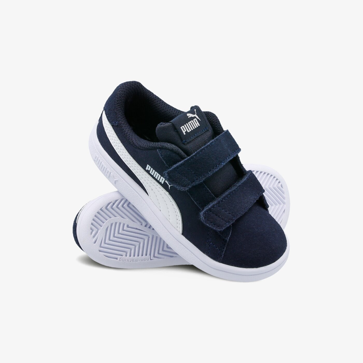 Buty dziecięce PUMA SMASH V2 SD V INF 36517802 kolor granatowy