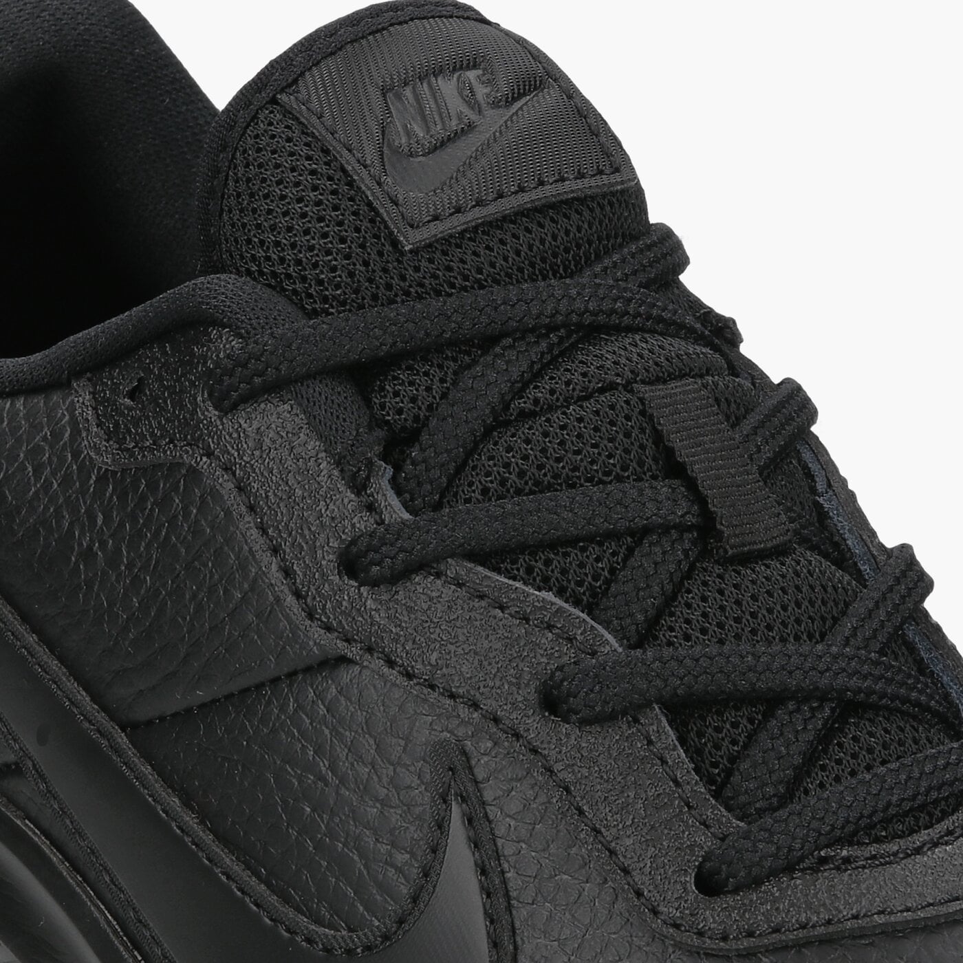 Buty do biegania dla dzieci NIKE VARSITY LEATHER cn9146-001 kolor czarny