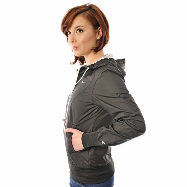 Kurtka przejściowa damska NIKE KURTKA RW SPRINT JACKET 446223014 kolor czarny