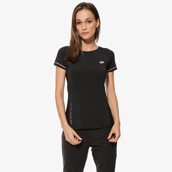 Koszulka damska LOTTO T-SHIRT SS INDY IV PL s9074 kolor czarny