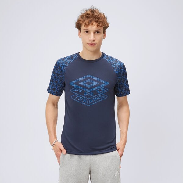 Koszulka męska UMBRO T-SHIRT PRO TRAINING ACTIVE GRAPHIC JERSEY 66226u-k06 kolor niebieski