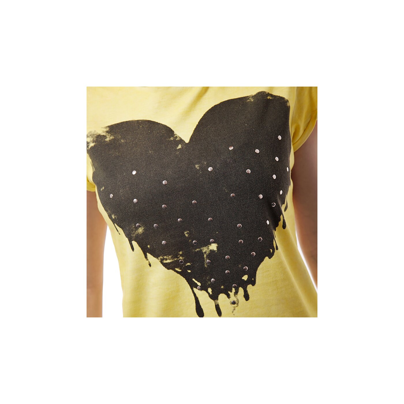 Koszulka damska CONFRONT  T-SHIRT AGNES cf14tsd09002 kolor żółty