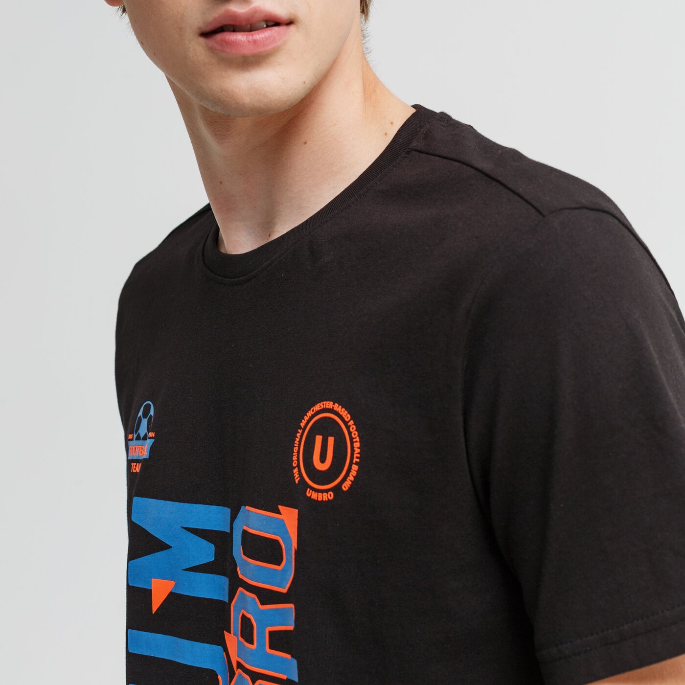 Koszulka męska UMBRO T-SHIRT ALGO ul120tsm36001 kolor czarny