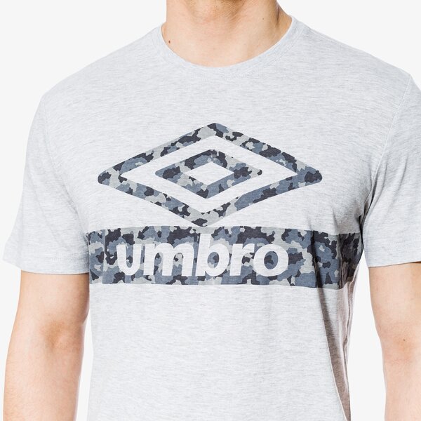 Koszulka męska UMBRO T-SHIRT SS TILES ul18tsm05001 kolor szary