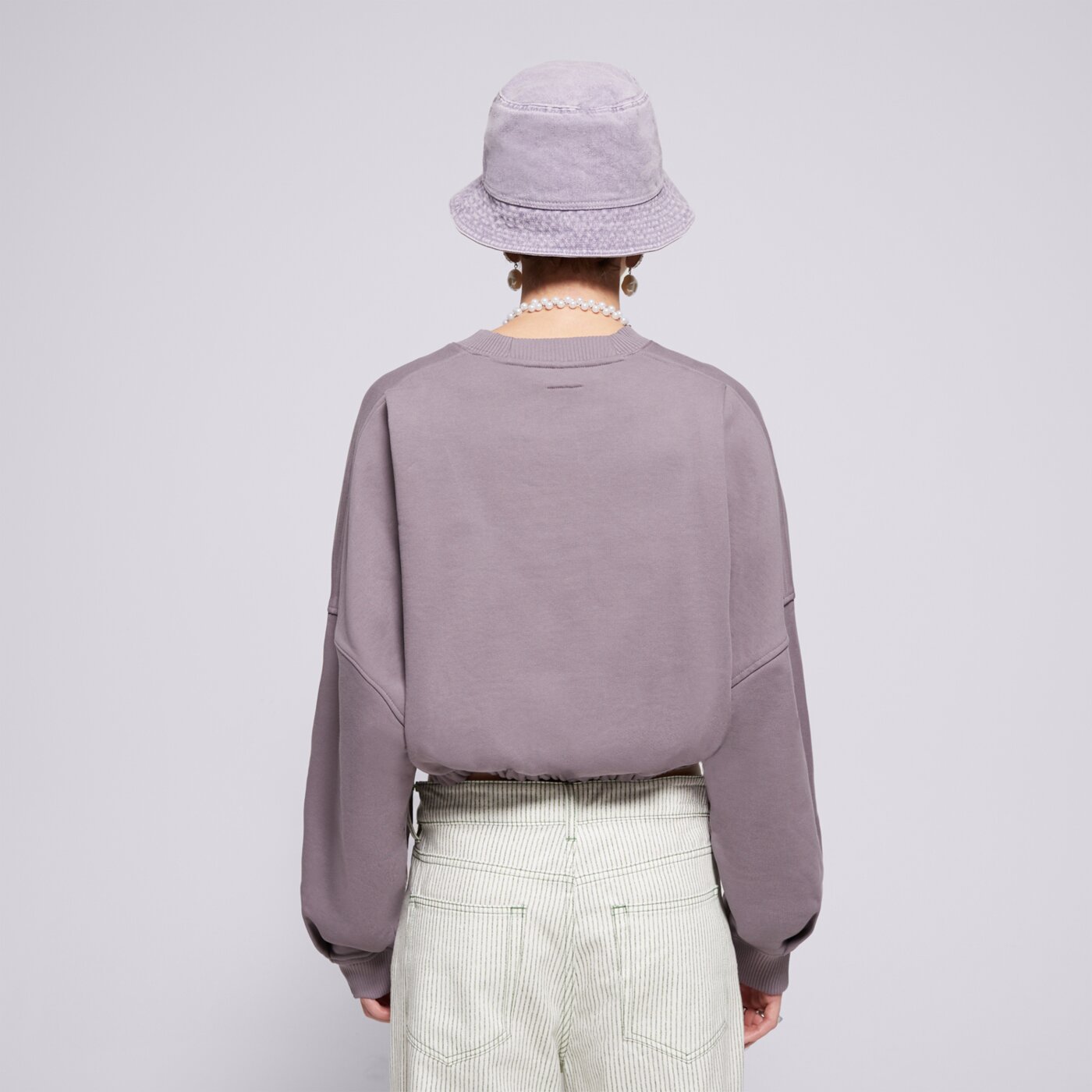 Bluza damska ADIDAS BLUZA P ESS SWEATER iy9709 kolor szary