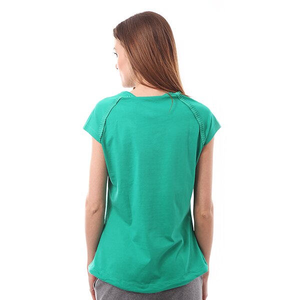 Koszulka damska ADIDAS T-SHIRT LOGO TEE Q1 f77883 kolor zielony