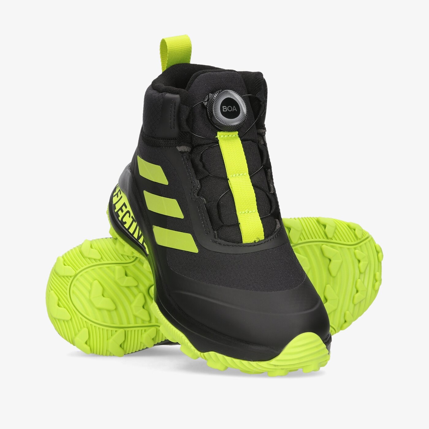 Buty trekkingowe dla dzieci ADIDAS FORTARUN BOA ATR K fz5472 kolor czarny