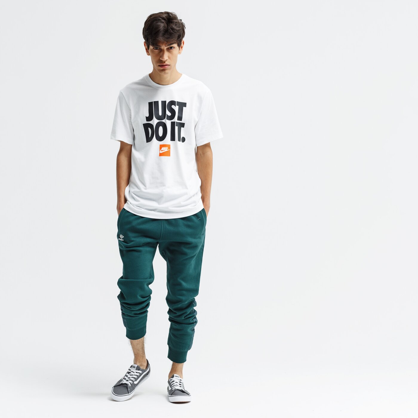 Koszulka męska NIKE T-SHIRT SS M NSW SS JDI 3 bv7662-100 kolor biały