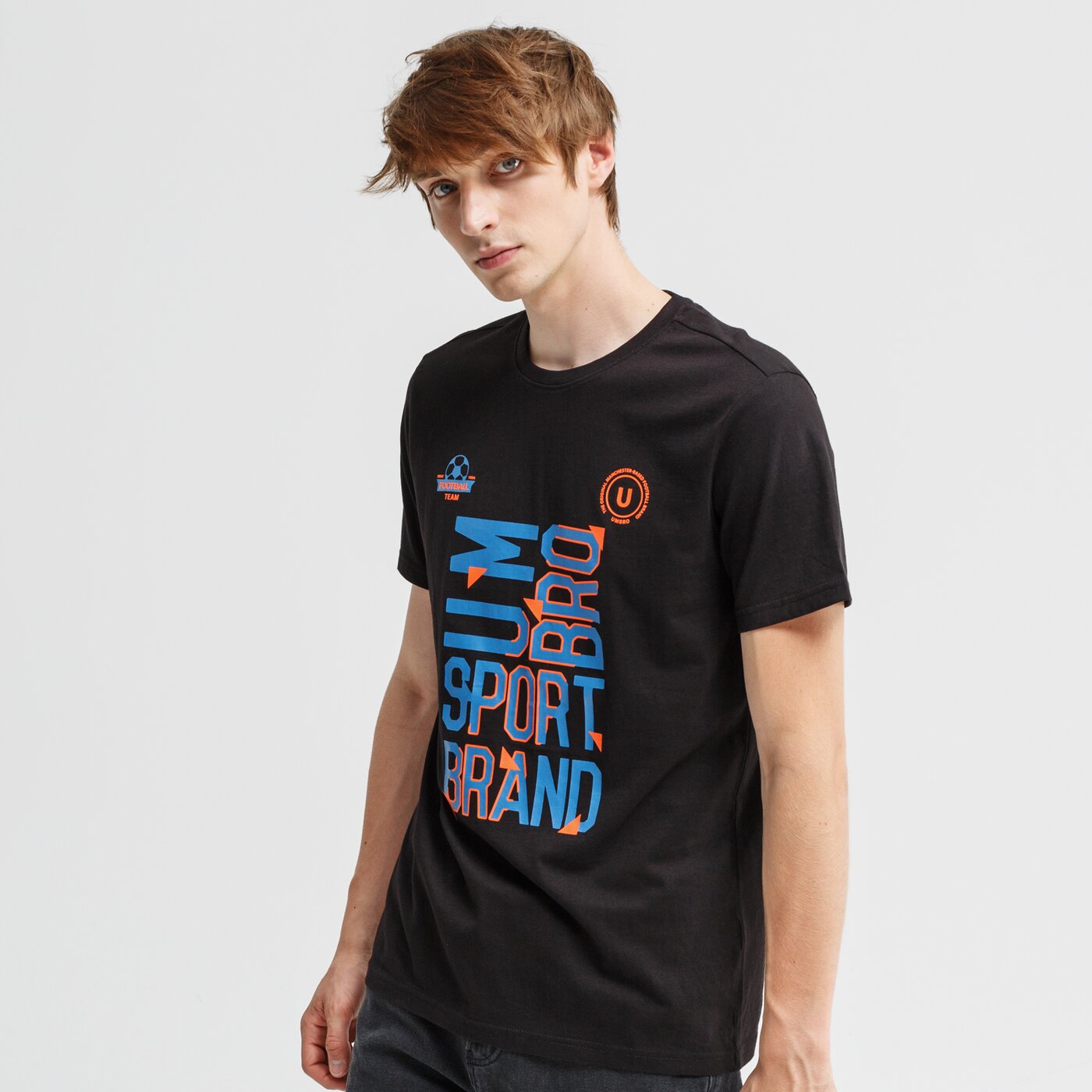 Koszulka męska UMBRO T-SHIRT ALGO ul120tsm36001 kolor czarny