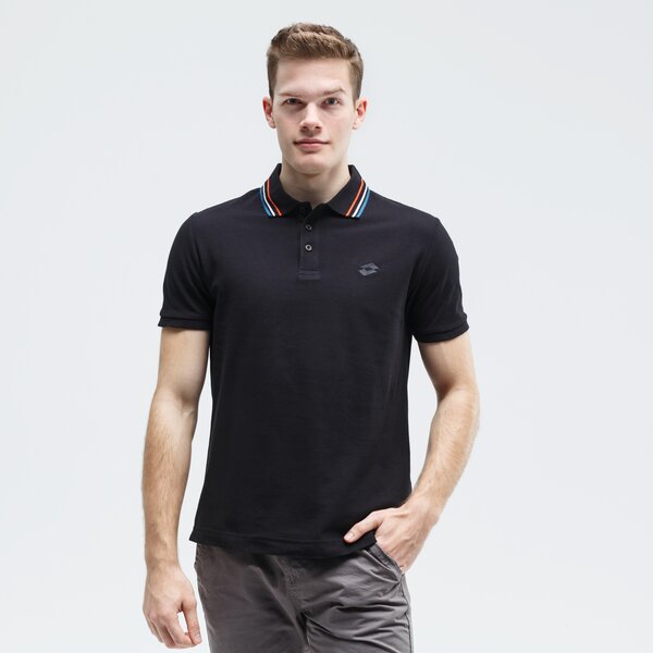 Koszulka polo męska LOTTO POLO CAPRI PQ 213343-4fi kolor czarny