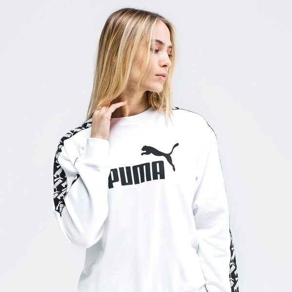 Bluza damska PUMA BLUZA AMPLIFIED CREW TR 582022 02 kolor biały