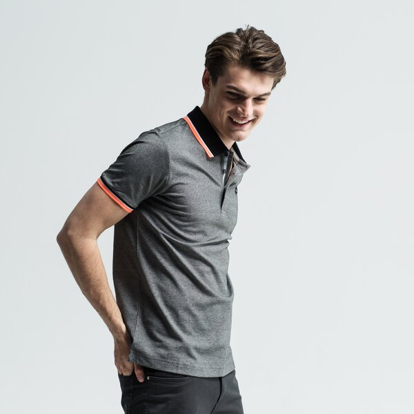 Koszulka polo męska LOTTO POLO L73 PLUS PQ l54615-1ts kolor szary