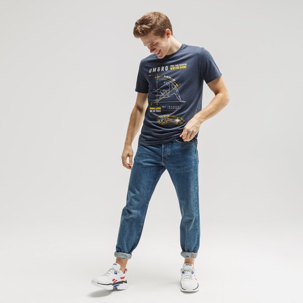 Koszulka męska UMBRO T-SHIRT TWISTO ul120tsm26001 kolor granatowy