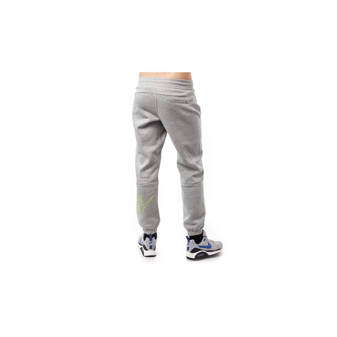 Spodnie dresowe męskie NIKE SPODNIE FABRIC MIX CUFF PANT 642871063 kolor szary