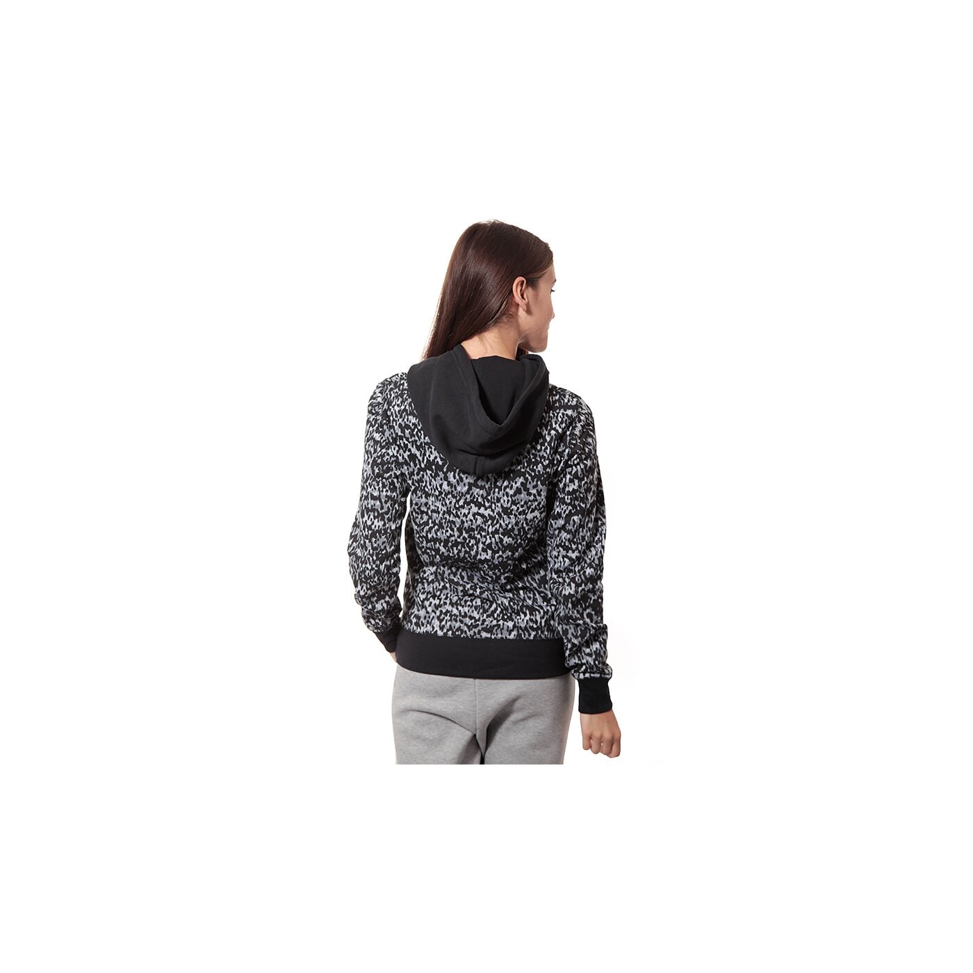Bluza damska NIKE BLUZA CLUB HOODY-AOP 629272012 kolor czarny