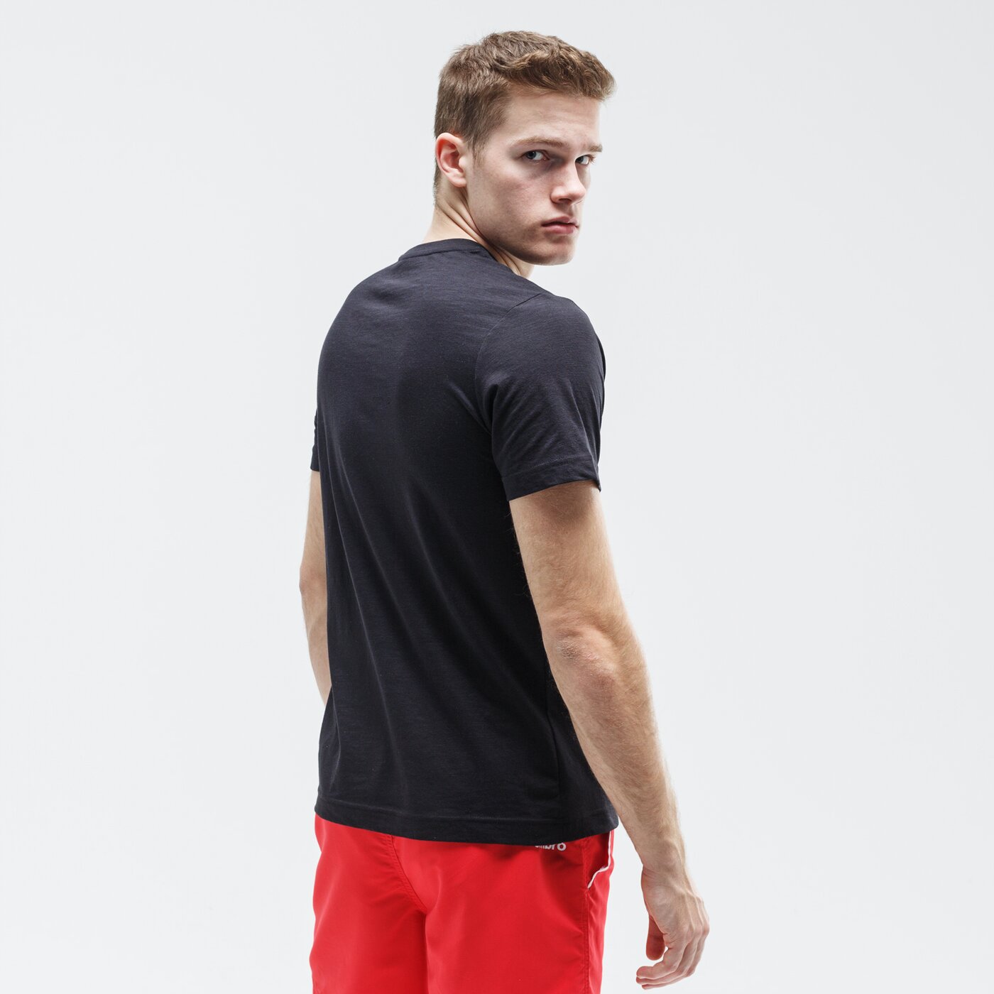 Koszulka męska LOTTO T-SHIRT BEACH PALM PL 213464-1cl kolor czarny