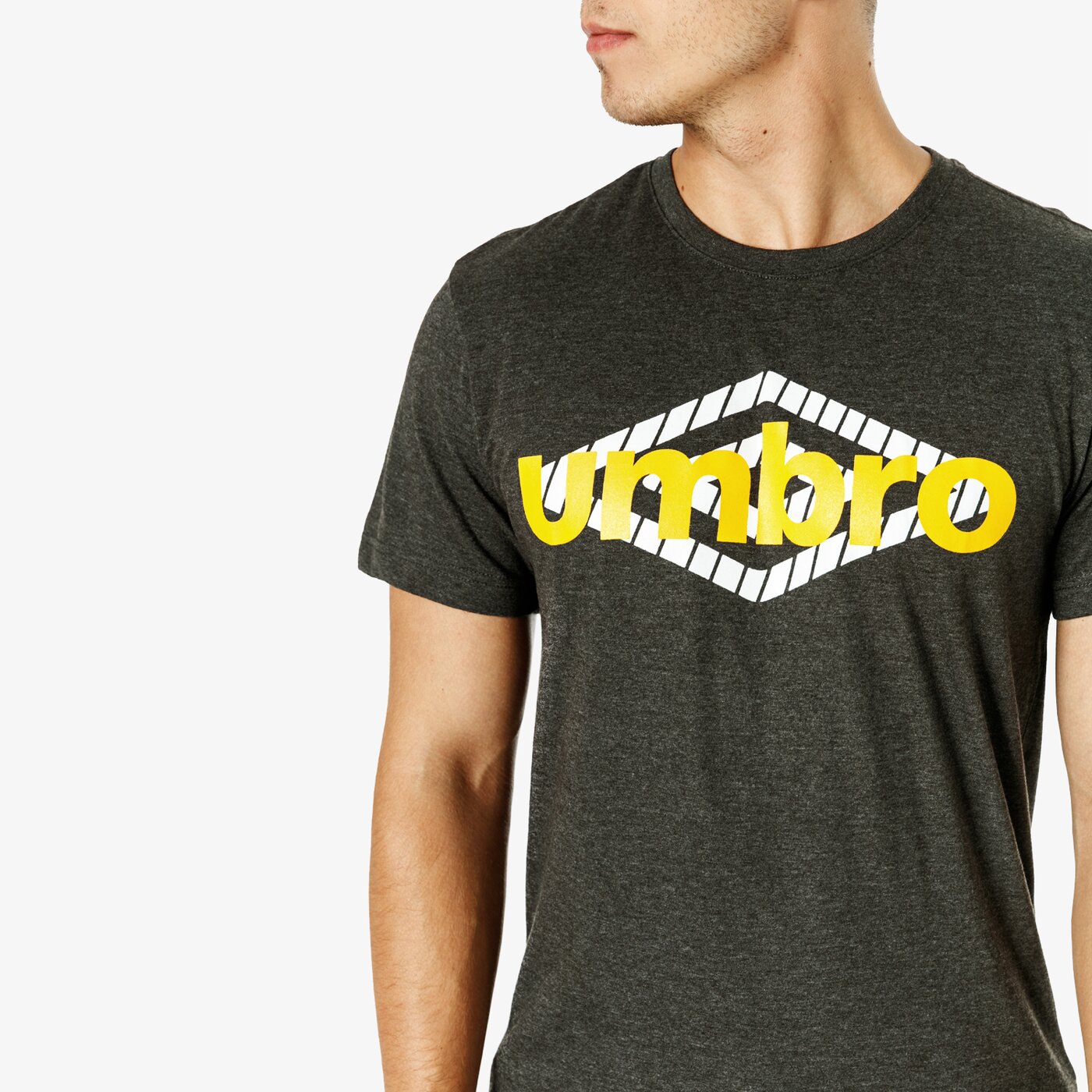Koszulka męska UMBRO T-SHIRT SS ROBUST ul38tsm43001 kolor szary