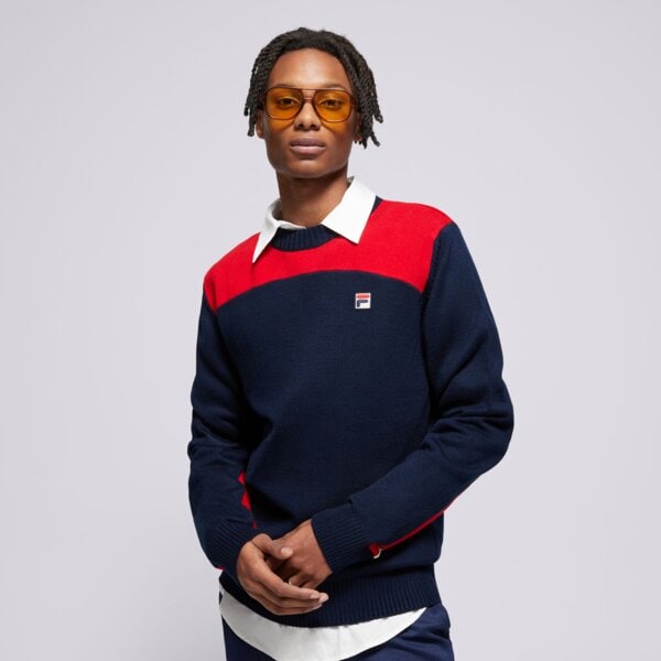 FILA SWETER JOSH fw24mh015410 kolor multicolor
