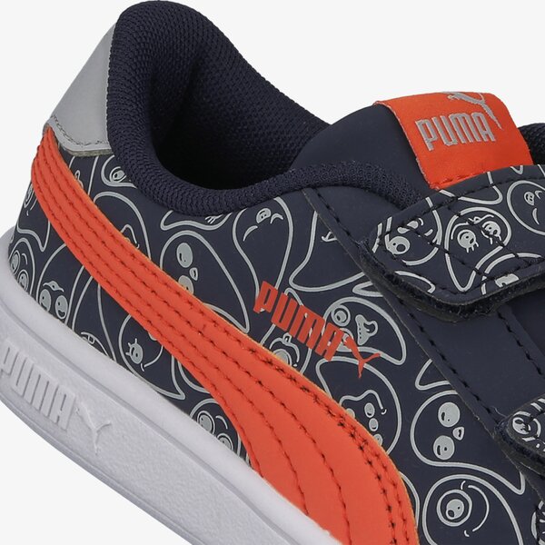 Buty dziecięce PUMA SMASH V2 MONSTER FAMILY V INF 37119202 kolor granatowy