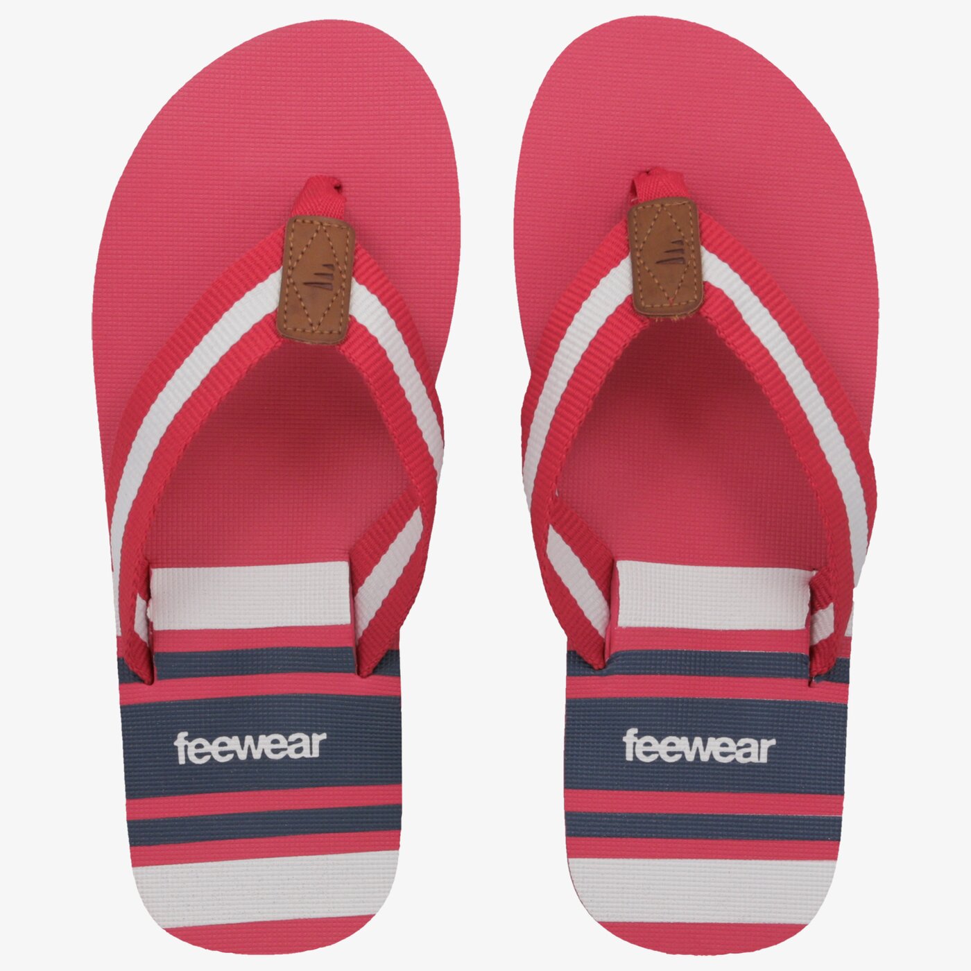 Klapki męskie FEEWEAR OXFORD fwmk119006 kolor czerwony