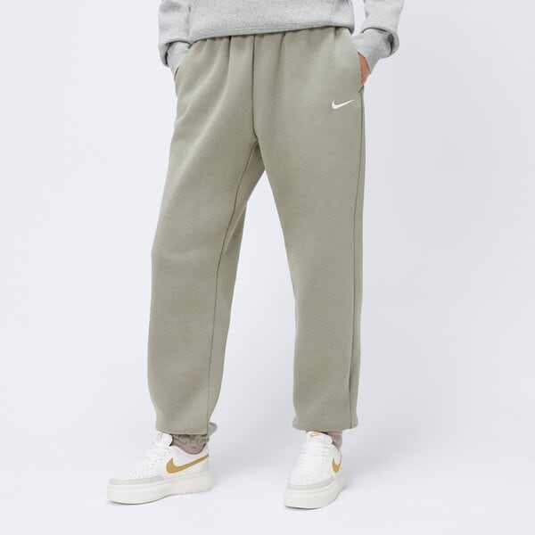 Spodnie dresowe damskie NIKE SPODNIE W NSW PHNX FLC HR OS PANT 2 fz5996-320 kolor khaki