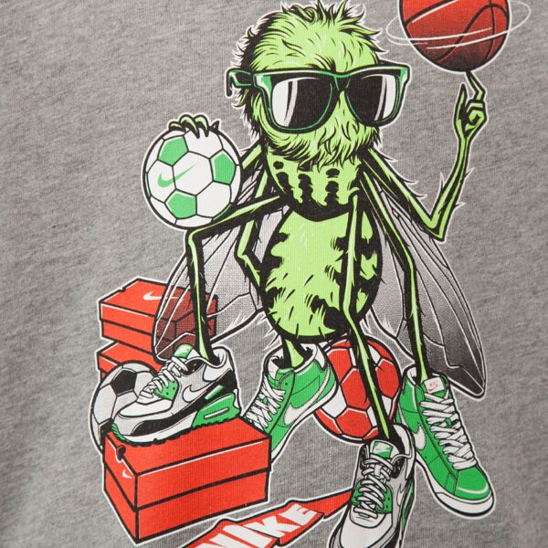 Koszulka dziecięca NIKE T-SHIRT PRE CHAR FOREVER 641825063 kolor szary