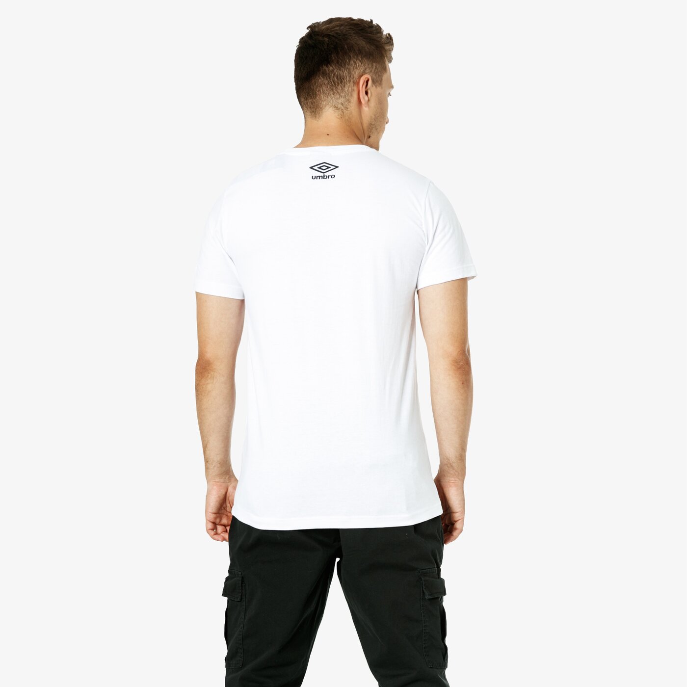 Koszulka męska UMBRO T-SHIRT SS HEFTY ul38tsm41002 kolor biały