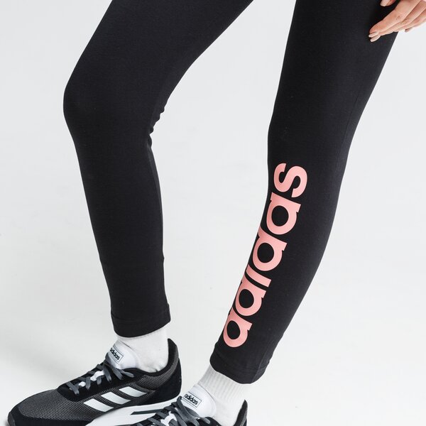 Spodnie dresowe damskie ADIDAS LEGGINGS W E LIN fs9725 kolor szary