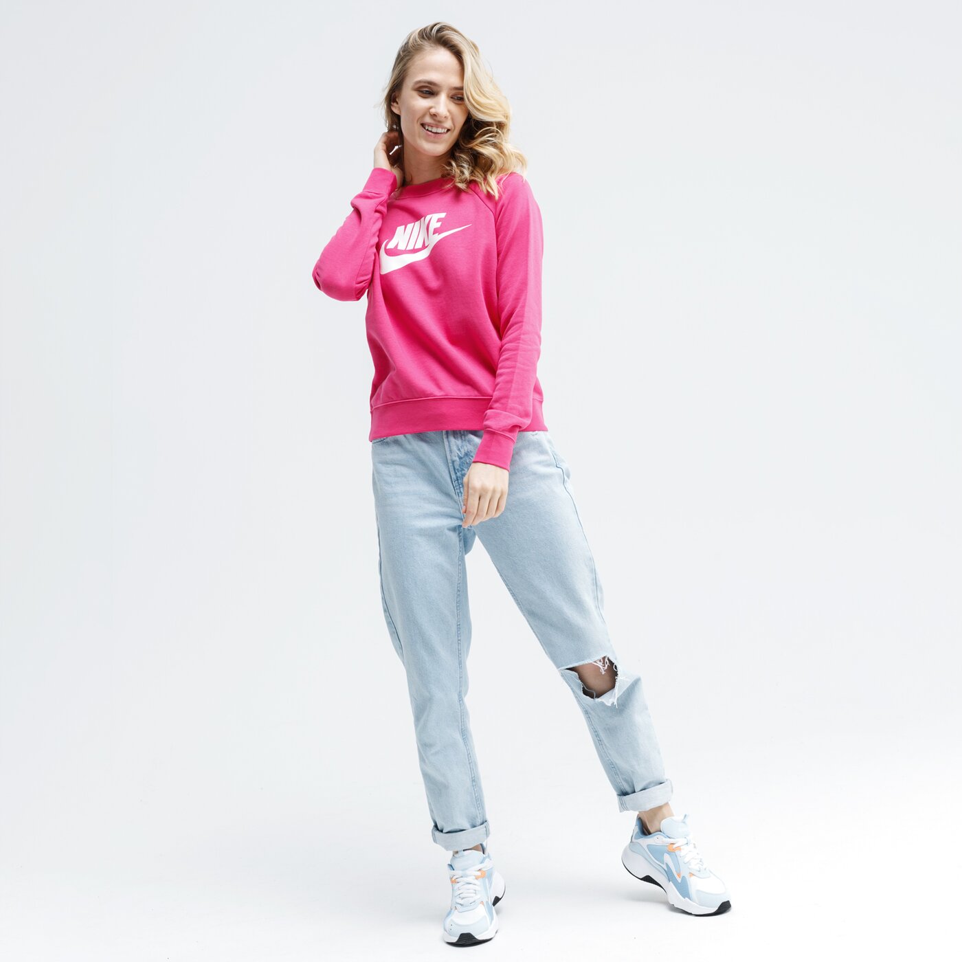 Bluza damska NIKE BLUZA W NSW CLUB bv4112-674 kolor różowy