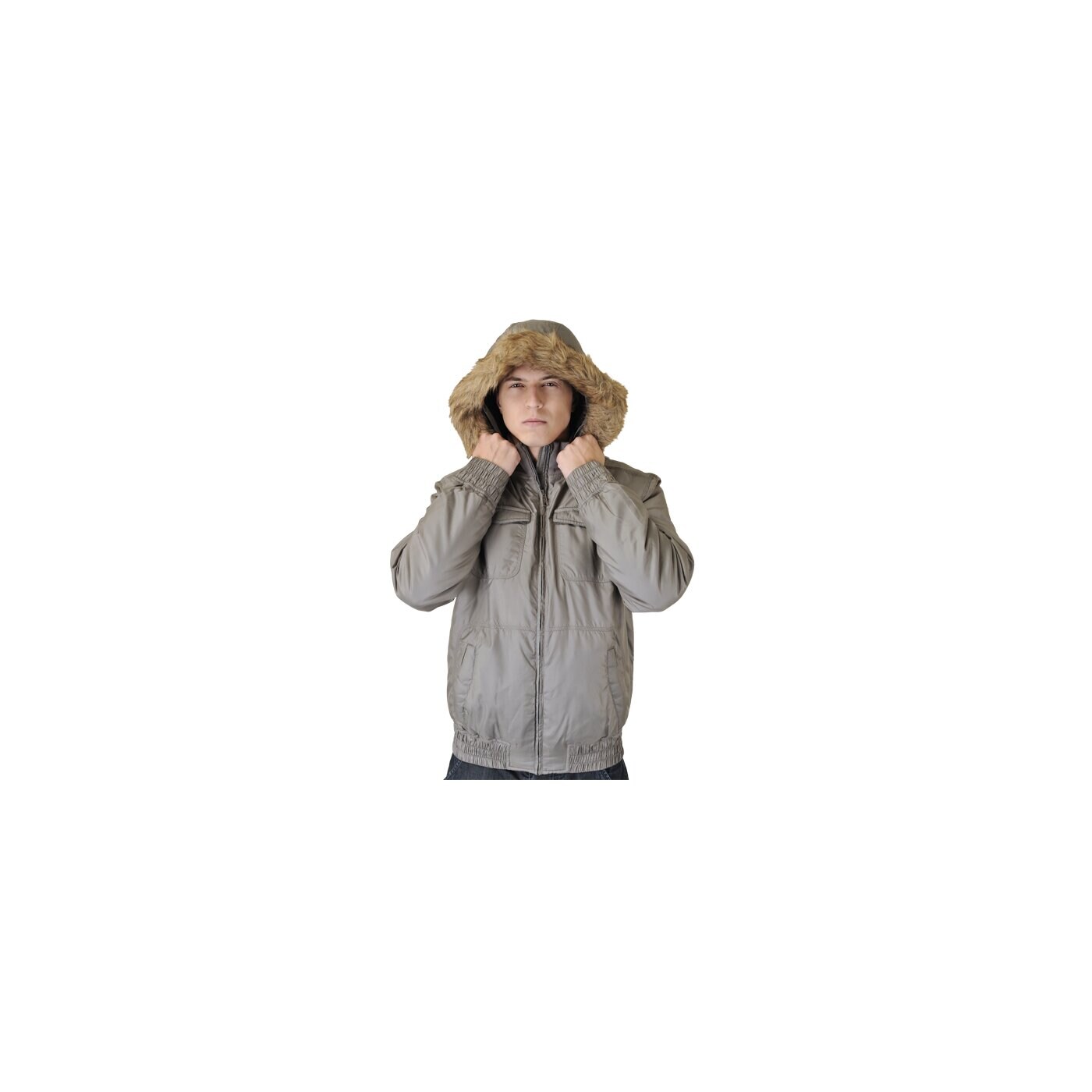 Kurtka zimowa męska PUMA KURTKA MENS ACTIVE BOMBER HD 55812602 kolor szary