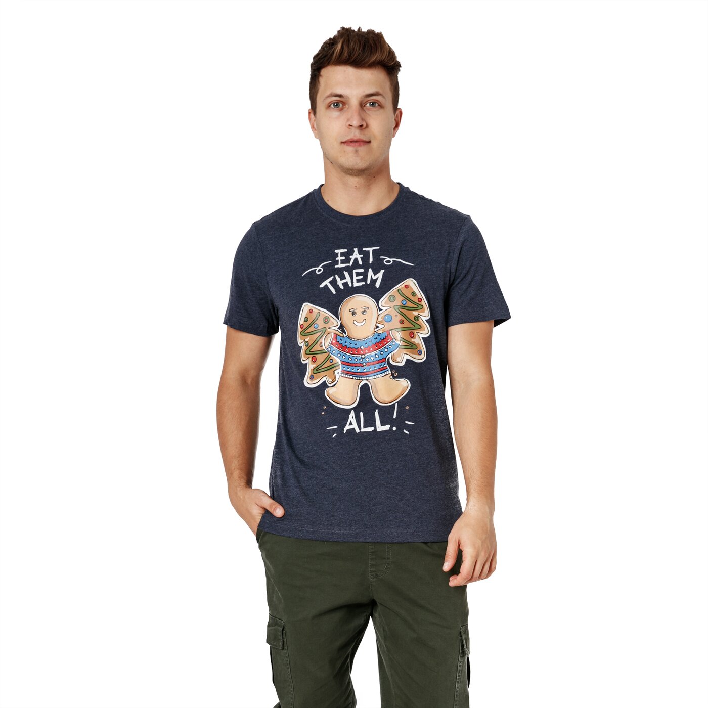 Koszulka męska FEEWEAR T-SHIRT SS HONEY fw38tsm69001 kolor granatowy