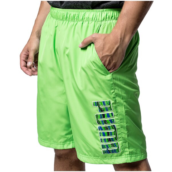 Spodenki męskie PUMA SZORTY FUN SUMMER WOVEN 83659720 kolor zielony