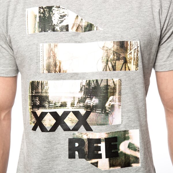 Koszulka męska FEEWEAR T-SHIRT SAMOS fw16tsmpr074 kolor szary