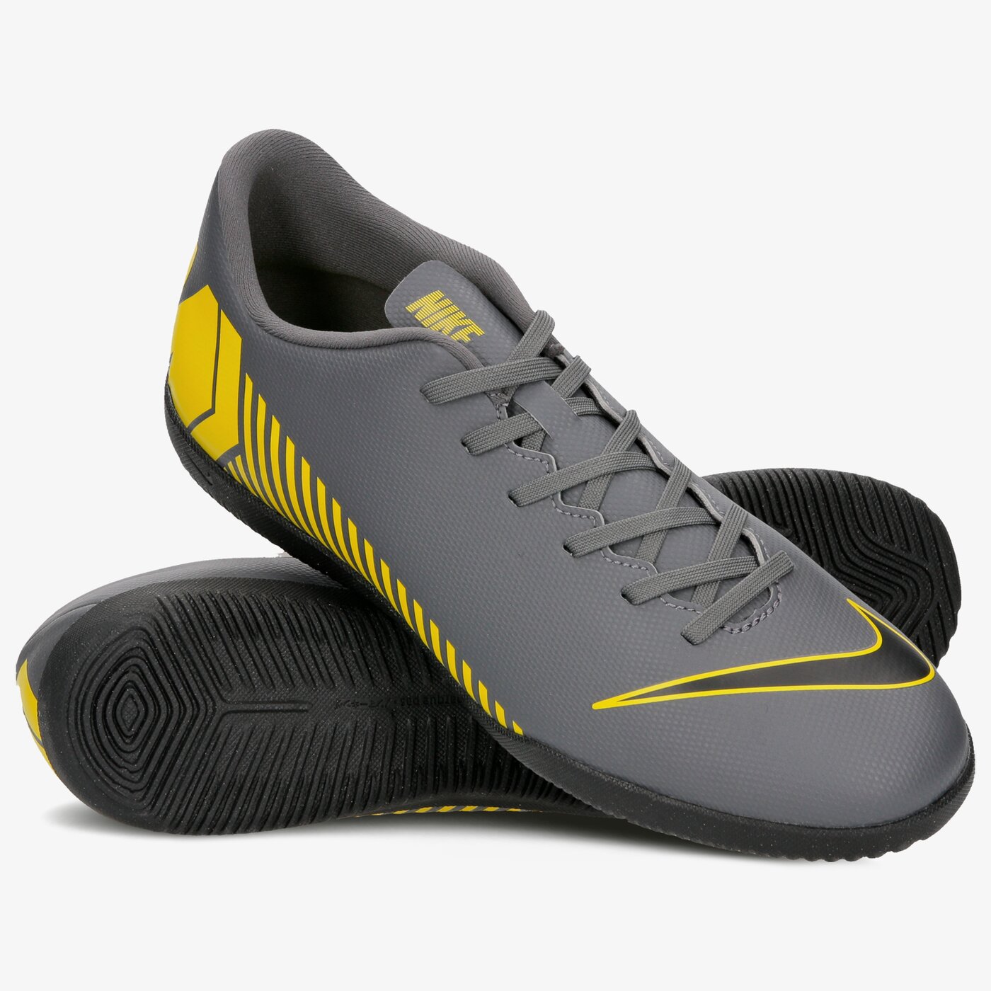 Buty piłkarskie męskie NIKE VAPOR 12 CLUB IC ah7385-070 kolor szary