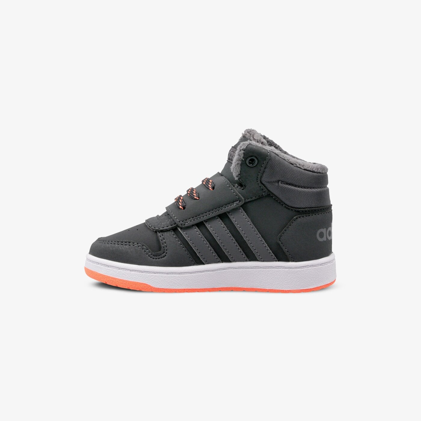 Buty dziecięce ADIDAS HOOPS MID 2.0 I b75944 kolor szary