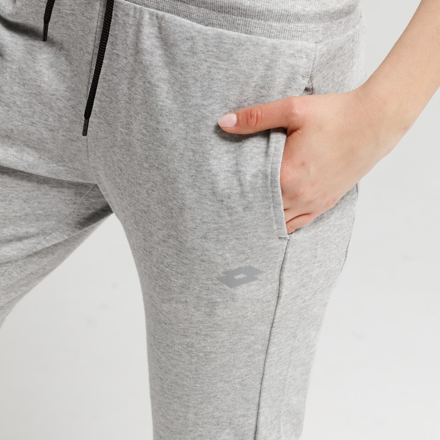 Spodnie dresowe damskie LOTTO SPODNIE FEEL-FIT II MEL CO W 210524-1cw kolor szary