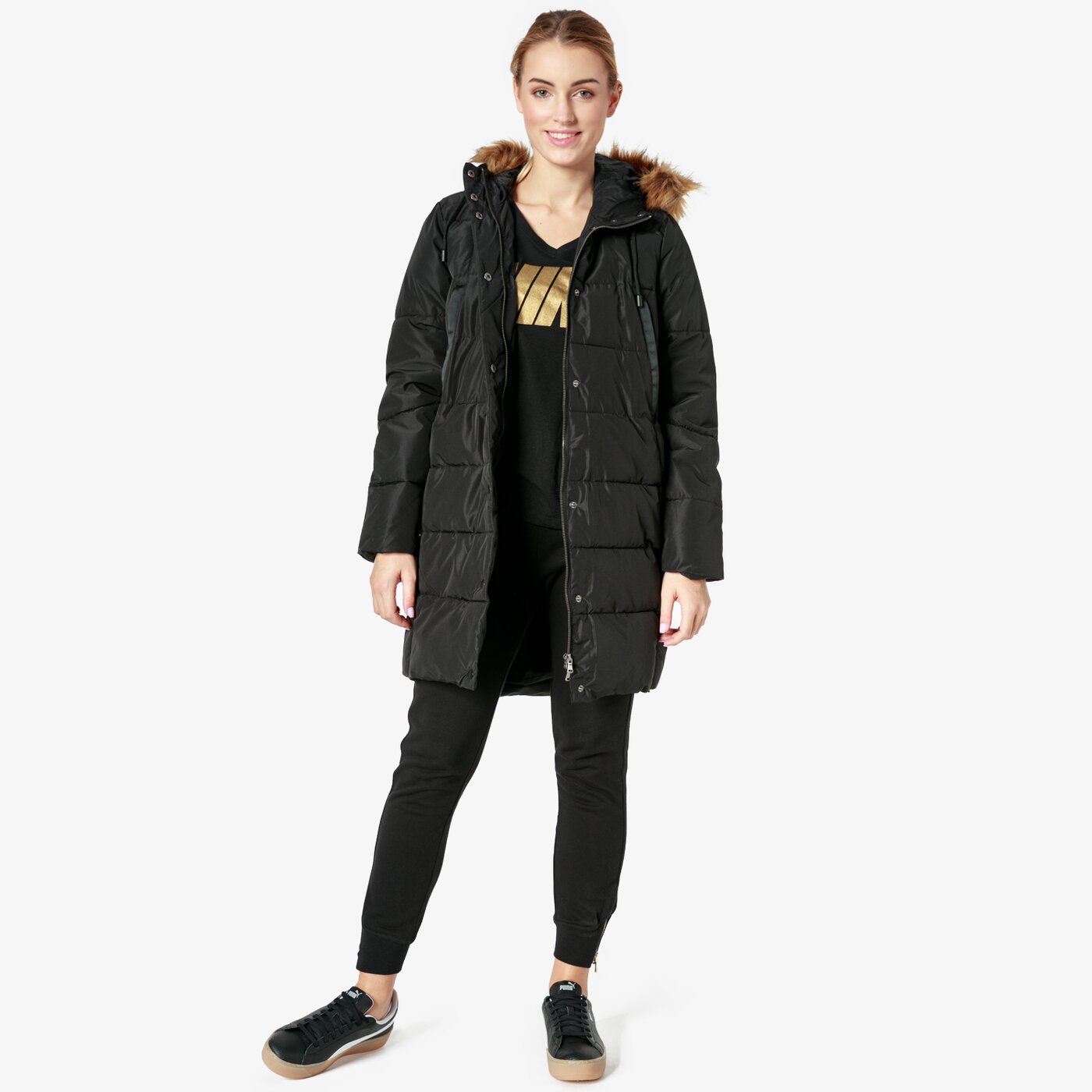 Kurtka zimowa damska UMBRO KURTKA EMERALD ul38kud03002 kolor czarny