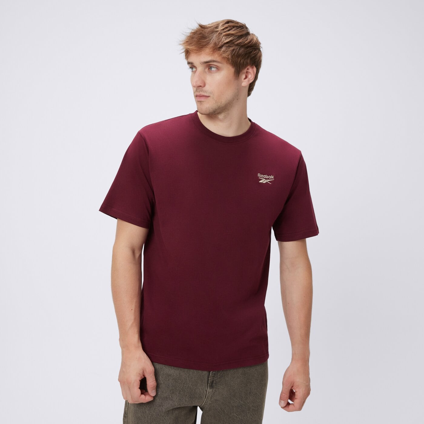 Koszulka męska REEBOK T-SHIRT CODY rk25111mgm100050 kolor bordowy