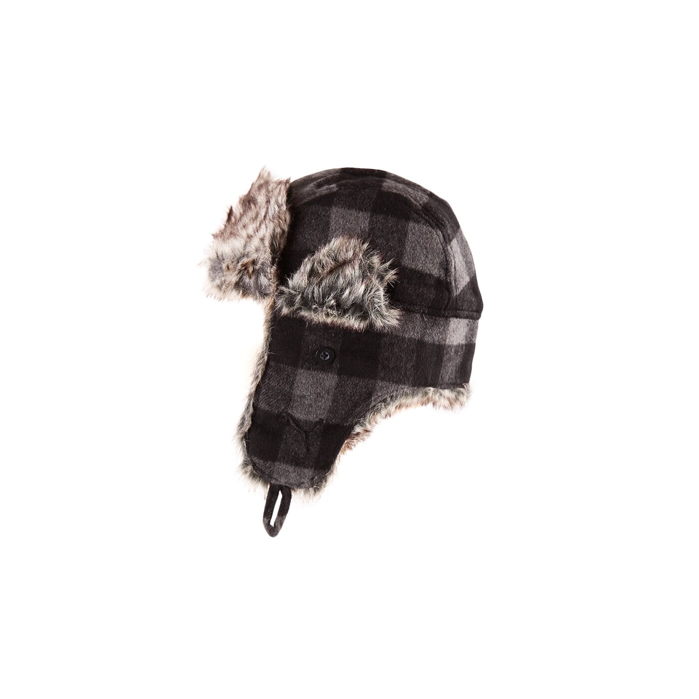 Czapka zimowa damska PUMA CZAPKA Z SHORN CHECK TRAP 84342301 kolor czarny