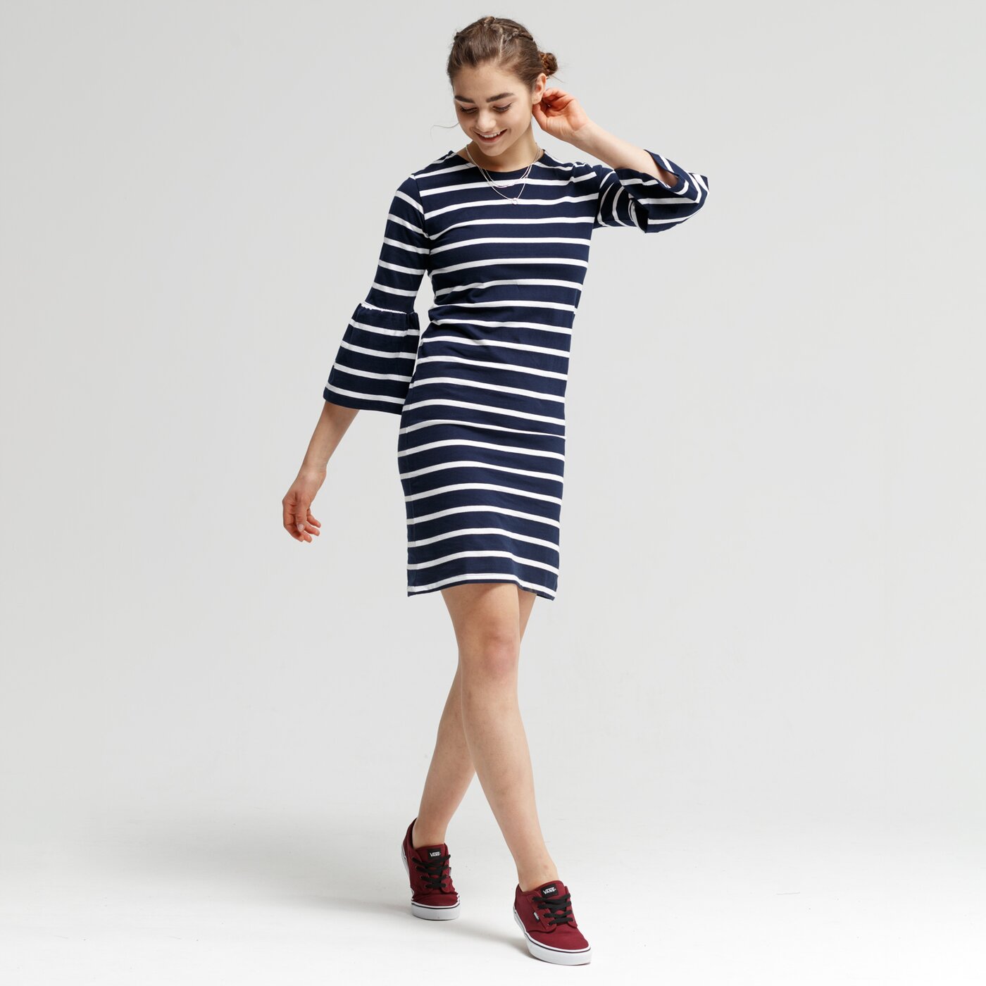 Sukienka damska FEEWEAR SUKIENKA URUBAMBA fw19sud14001 kolor granatowy